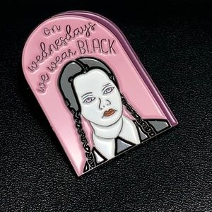The Addams Family ft. Mean Girls Enamel Pin
